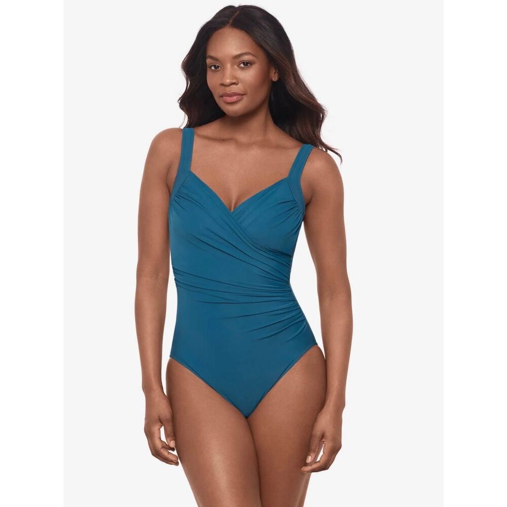 MiracleSuit Sanibel One Piece Aegean Blue 10